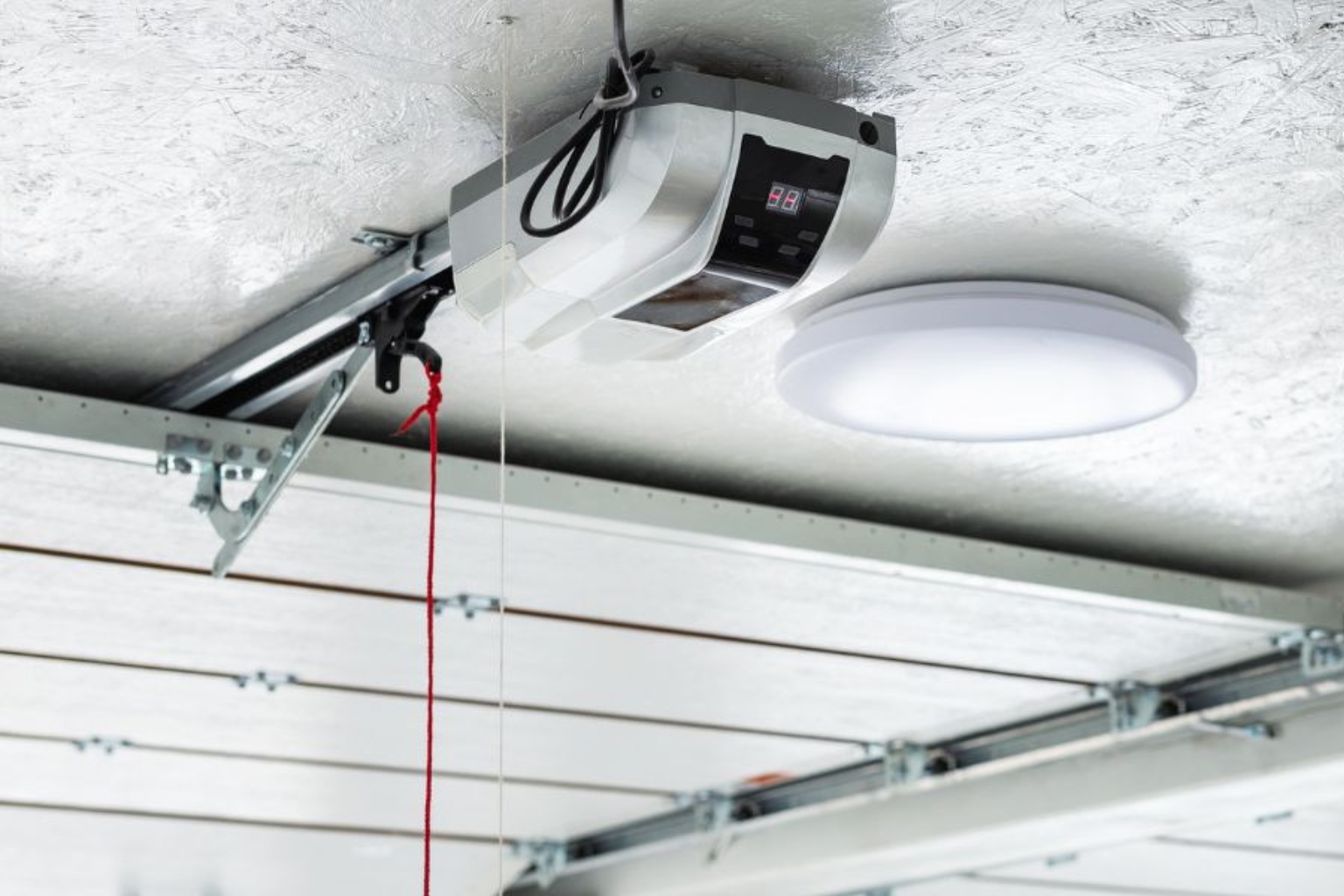 Garage motor installation